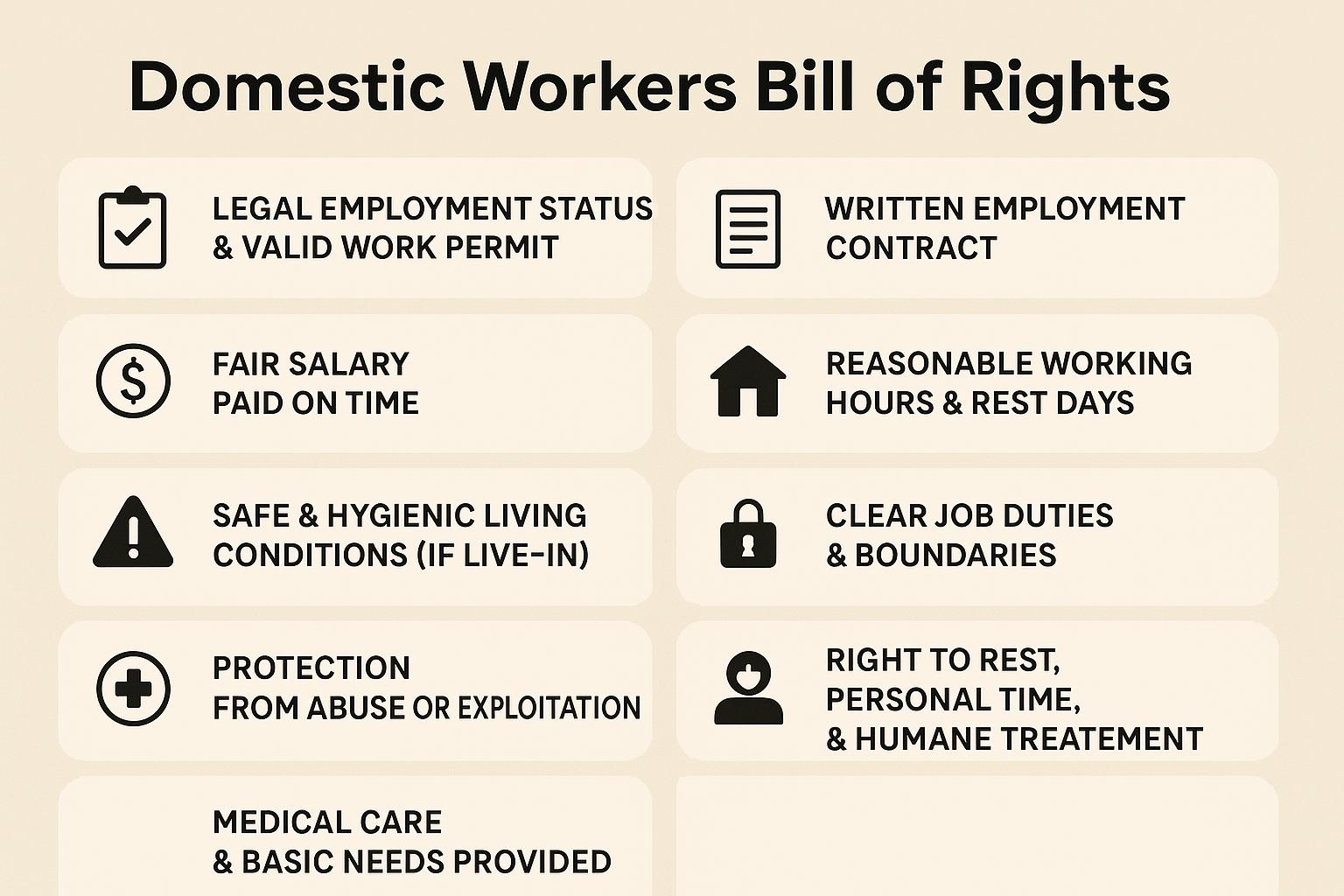 domestic workers bill